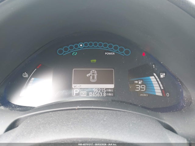 45781217 :رقم المزاد ، 1N4AZ0CP5DC416607 vin ، 2013 Nissan Leaf S مزاد بيع