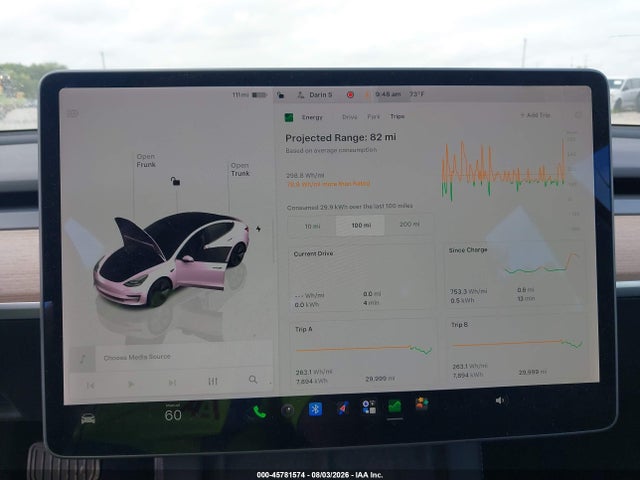 5YJ3E1EB6NF204096 Tesla Model 3 Long Range Dual Motor All-wheel Drive