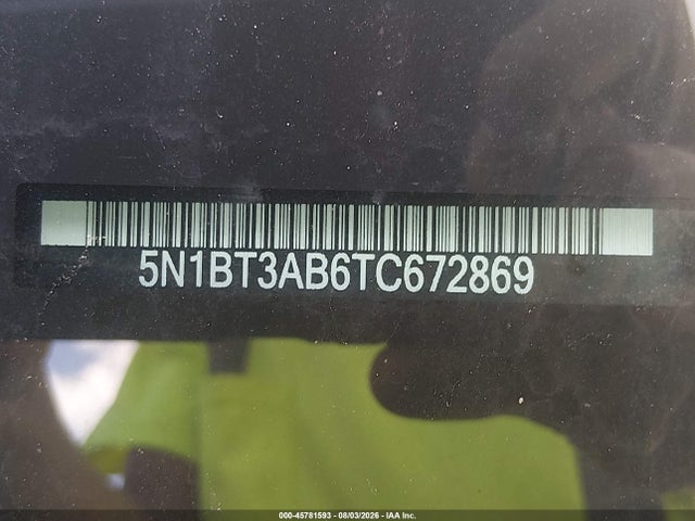 Продажа на аукционе авто 2026 Nissan Rogue S, vin: 5N1BT3AB6TC672869, номер лота: 45781593