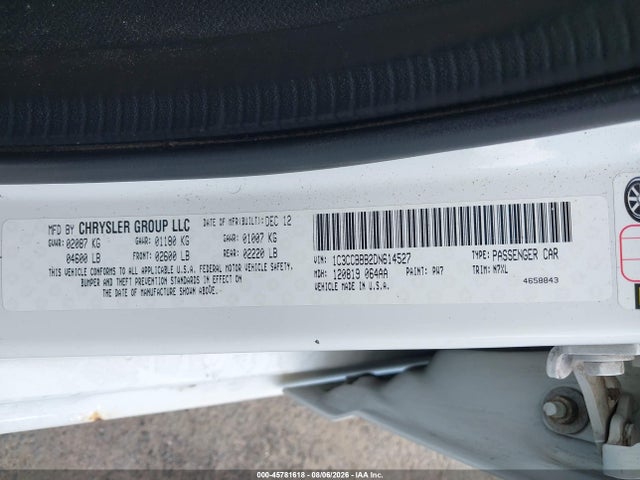 Aukcja sprzedaży 2013 Chrysler 200 Touring, vin: 1C3CCBBB2DN614527, numer aukcji: 45781618