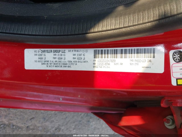 Dodge Avenger Sxt 2014 1C3CDZCG1EN176259 Image 9