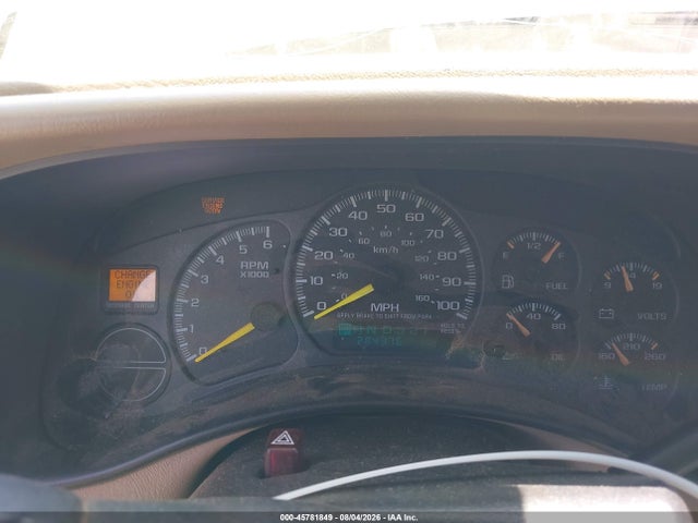 45781849 :رقم المزاد ، 3GNFK16T11G229707 vin ، 2001 Chevrolet Suburban 1500 Lt مزاد بيع
