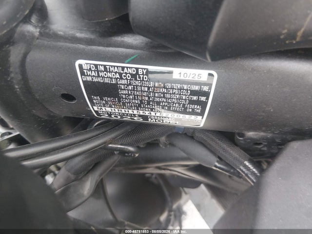 Продаж на аукціоні авто 2026 Honda Cbr650 R, vin: MLHRH1554T5200622, номер лоту: 45781853