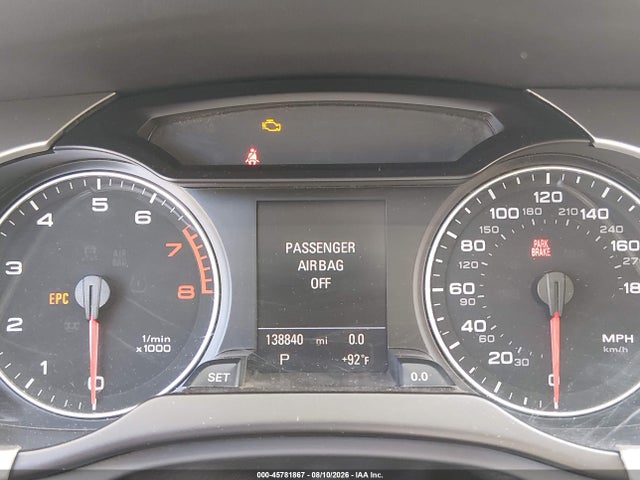 45781867 :رقم المزاد ، WAUMF78K49N037113 vin ، 2009 Audi A4 2.0t Premium مزاد بيع