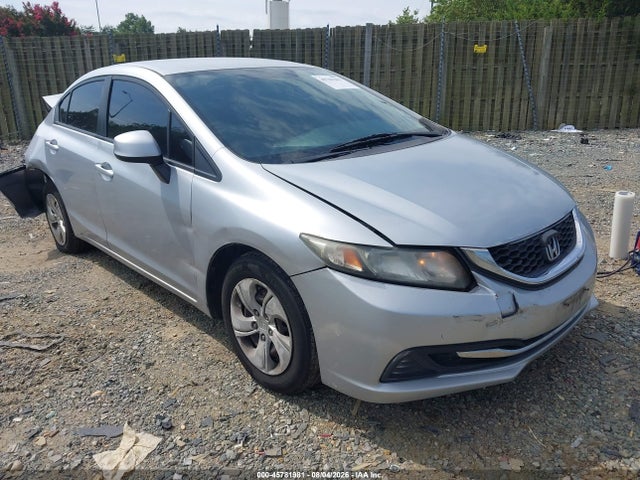 2013 Honda Civic Lx მანქანა იყიდება აუქციონზე, vin: 2HGFB2F54DH572758, აუქციონის ნომერი: 45781981
