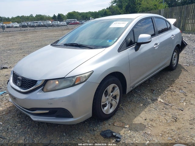2013 Honda Civic Lx მანქანა იყიდება აუქციონზე, vin: 2HGFB2F54DH572758, აუქციონის ნომერი: 45781981