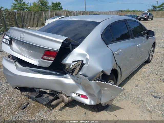 2013 Honda Civic Lx მანქანა იყიდება აუქციონზე, vin: 2HGFB2F54DH572758, აუქციონის ნომერი: 45781981