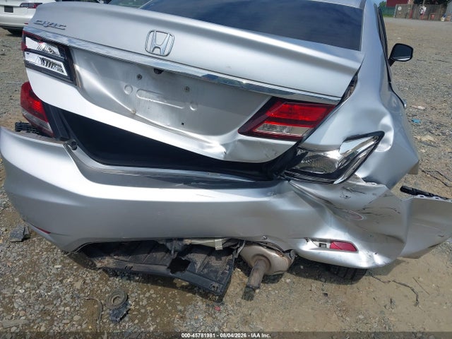 2013 Honda Civic Lx მანქანა იყიდება აუქციონზე, vin: 2HGFB2F54DH572758, აუქციონის ნომერი: 45781981