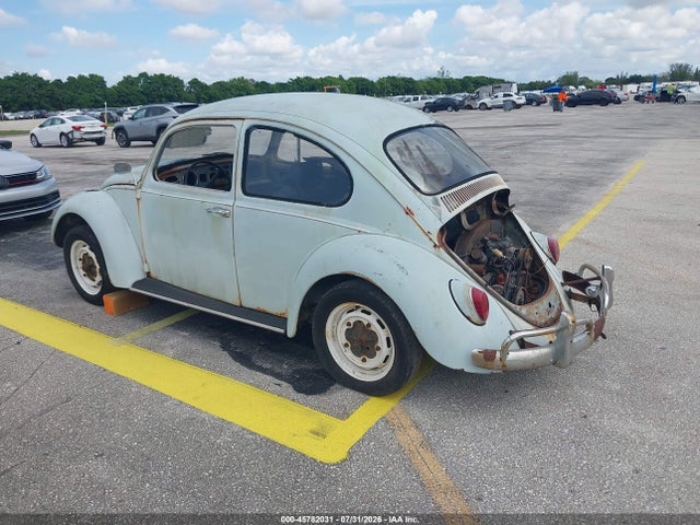 Aukcja sprzedaży 1967 Volkswagen Beetle, vin: 117490015, numer aukcji: 45782031