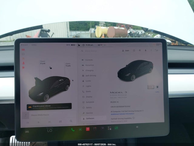 5YJ3E1EB5NF153092 Tesla Model 3 Long Range Dual Motor All-wheel Drive