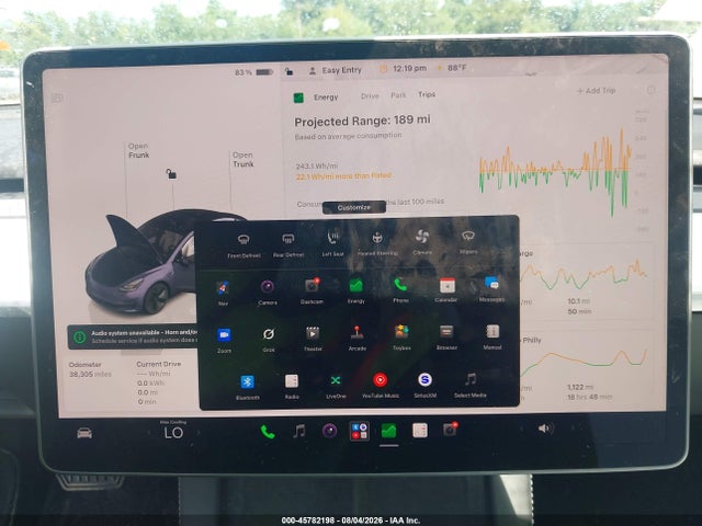 Продаж на аукціоні авто 2023 Tesla Model 3 Rear-wheel Drive, vin: 5YJ3E1EA4PF614471, номер лоту: 45782198