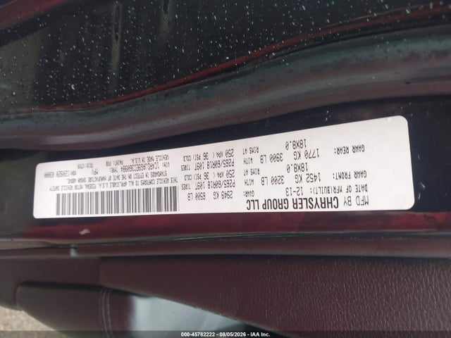 2014 Dodge Durango Sxt მანქანა იყიდება აუქციონზე, vin: 1C4RDJAG9EC360984, აუქციონის ნომერი: 45782222
