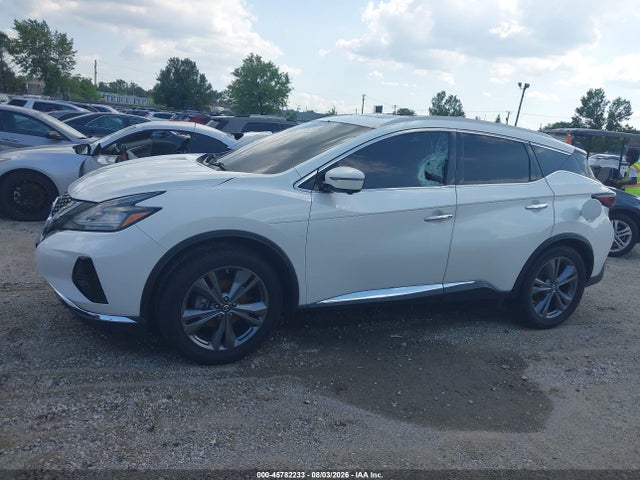2019 Nissan Murano Platinum მანქანა იყიდება აუქციონზე, vin: 5N1AZ2MS5KN111291, აუქციონის ნომერი: 45782233