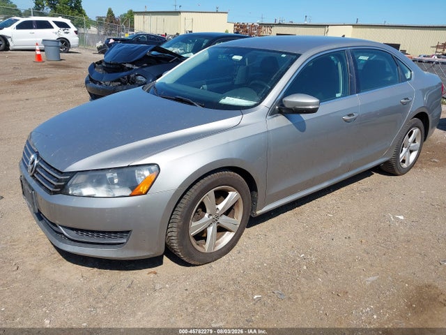 2012 Volkswagen Passat 2.5l Se მანქანა იყიდება აუქციონზე, vin: 1VWBP7A39CC076581, აუქციონის ნომერი: 45782279
