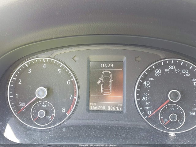 2012 Volkswagen Passat 2.5l Se მანქანა იყიდება აუქციონზე, vin: 1VWBP7A39CC076581, აუქციონის ნომერი: 45782279