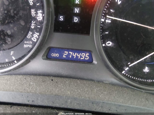 2009 Lexus Is 250 მანქანა იყიდება აუქციონზე, vin: JTHBK262692086793, აუქციონის ნომერი: 45782426