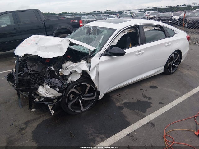 2021 Honda Accord Sport 2.0t მანქანა იყიდება აუქციონზე, vin: 1HGCV2F32MA020649, აუქციონის ნომერი: 45782475