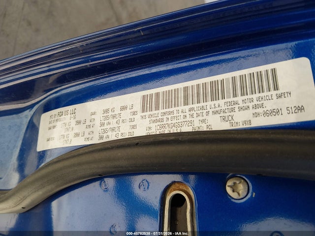 RAM 1500 Tradesman 2016 1C6RR7KG4GS377291 Image 9