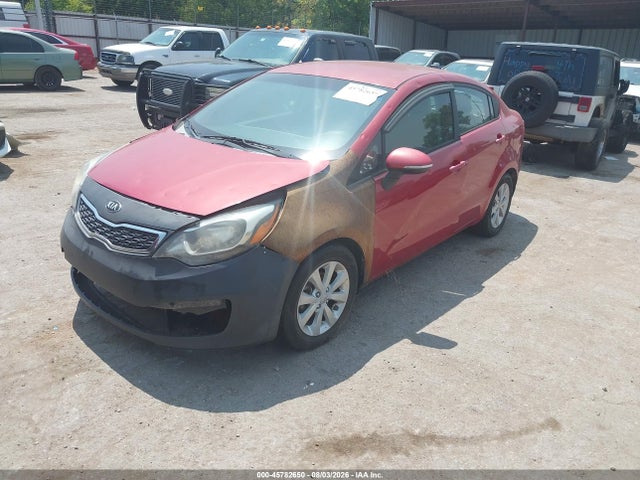 45782650 :رقم المزاد ، KNADN4A33F6458590 vin ، 2015 Kia Rio Ex مزاد بيع