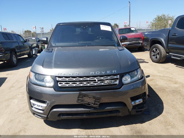 2017 Land Rover Range Rover Sport 3.0l V6 Supercharged Hse მანქანა იყიდება აუქციონზე, vin: SALWR2FV8HA681666, აუქციონის ნომერი: 45782751