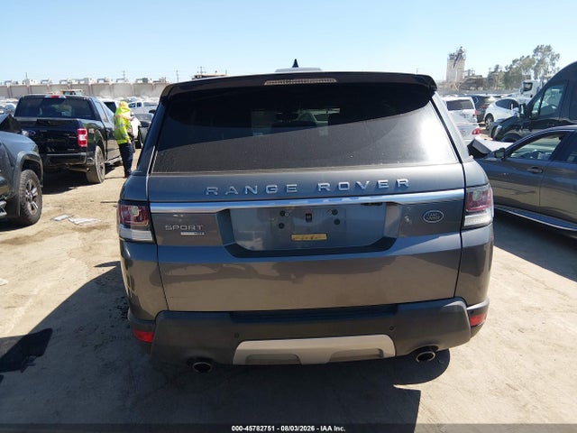 2017 Land Rover Range Rover Sport 3.0l V6 Supercharged Hse მანქანა იყიდება აუქციონზე, vin: SALWR2FV8HA681666, აუქციონის ნომერი: 45782751