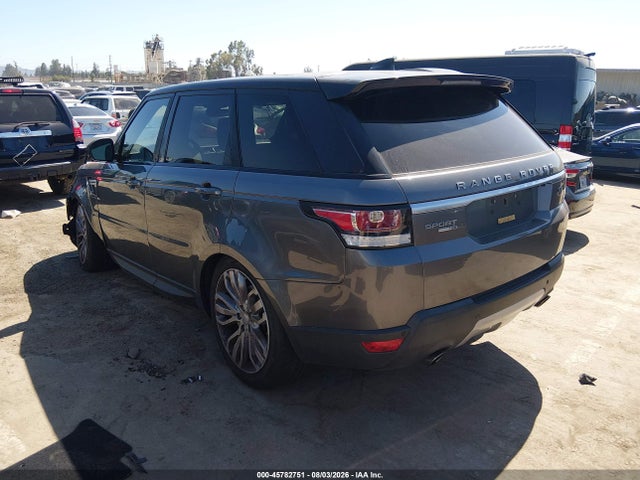 2017 Land Rover Range Rover Sport 3.0l V6 Supercharged Hse მანქანა იყიდება აუქციონზე, vin: SALWR2FV8HA681666, აუქციონის ნომერი: 45782751
