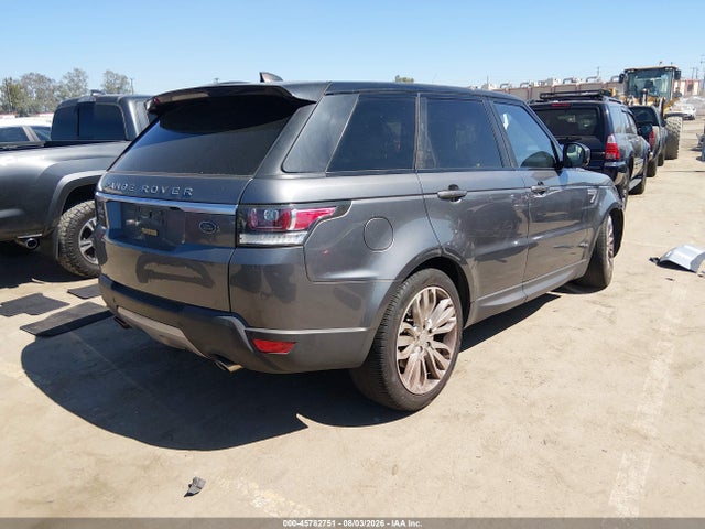 2017 Land Rover Range Rover Sport 3.0l V6 Supercharged Hse მანქანა იყიდება აუქციონზე, vin: SALWR2FV8HA681666, აუქციონის ნომერი: 45782751