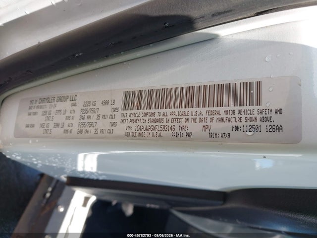Aukcja sprzedaży 2015 Jeep Wrangler Sport, vin: 1C4AJWAGXFL593146, numer aukcji: 45782793