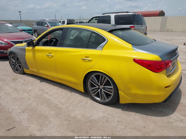 Продажа на аукционе авто 2017 Infiniti Q50 3.0t Premium, vin: JN1EV7AP8HM730550, номер лота: 45782810