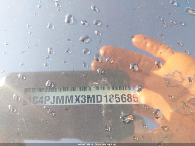 45782832 :رقم المزاد ، 1C4PJMMX3MD185685 vin ، 2021 Jeep Cherokee Latitude Lux 4x4 مزاد بيع