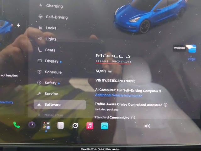 Tesla Model 3 Performance Dual Motor All-wheel Drive 2022 5YJ3E1EC3NF176895 Image 7