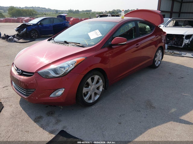 2013 Hyundai Elantra Limited მანქანა იყიდება აუქციონზე, vin: 5NPDH4AE6DH284934, აუქციონის ნომერი: 45783071