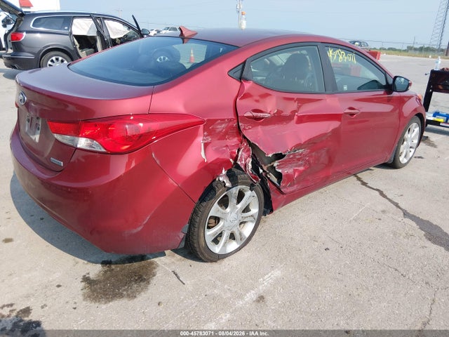 2013 Hyundai Elantra Limited მანქანა იყიდება აუქციონზე, vin: 5NPDH4AE6DH284934, აუქციონის ნომერი: 45783071