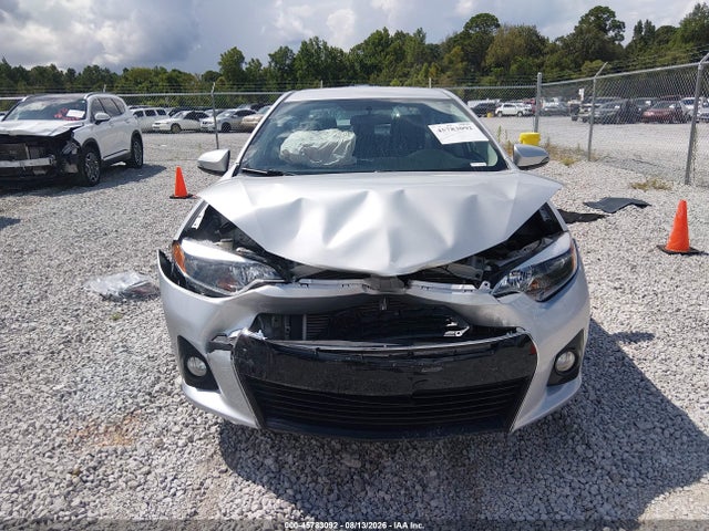 2016 Toyota Corolla S Plus მანქანა იყიდება აუქციონზე, vin: 2T1BURHE9GC698108, აუქციონის ნომერი: 45783092
