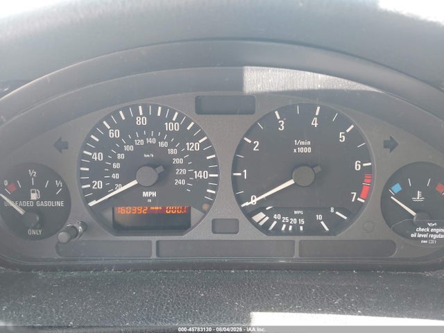 1998 Bmw 328i მანქანა იყიდება აუქციონზე, vin: WBACD4325WAV58917, აუქციონის ნომერი: 45783130