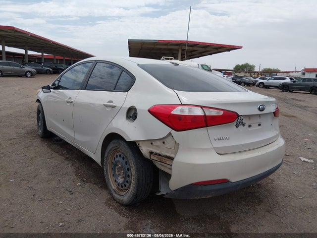 45783136 :رقم المزاد ، KNAFK4A61F5339115 vin ، 2015 Kia Forte Lx مزاد بيع