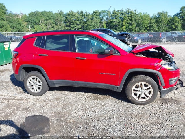 2018 Jeep Compass Sport 4x4 მანქანა იყიდება აუქციონზე, vin: 3C4NJDAB3JT252873, აუქციონის ნომერი: 45783154
