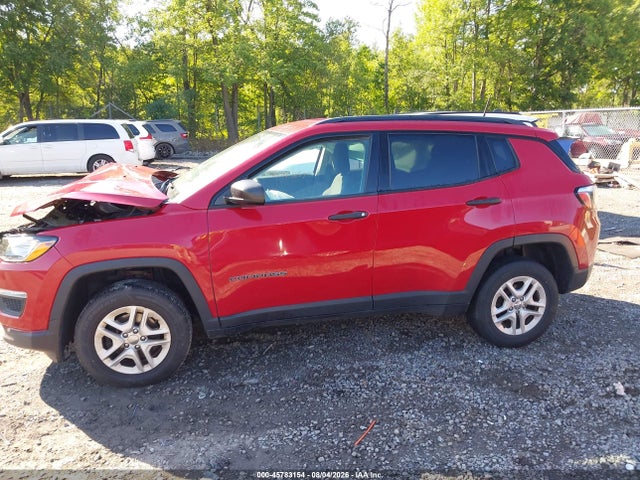 2018 Jeep Compass Sport 4x4 მანქანა იყიდება აუქციონზე, vin: 3C4NJDAB3JT252873, აუქციონის ნომერი: 45783154