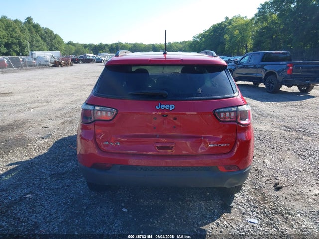 2018 Jeep Compass Sport 4x4 მანქანა იყიდება აუქციონზე, vin: 3C4NJDAB3JT252873, აუქციონის ნომერი: 45783154