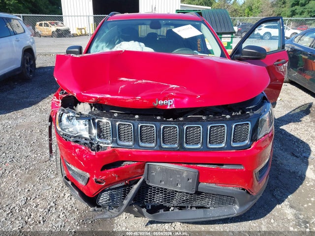 2018 Jeep Compass Sport 4x4 მანქანა იყიდება აუქციონზე, vin: 3C4NJDAB3JT252873, აუქციონის ნომერი: 45783154