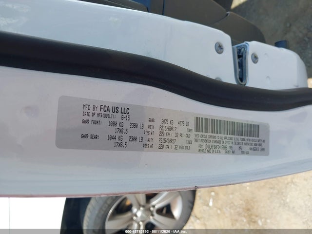 45783192 :رقم المزاد ، 1C4NJRFB0FD417085 vin ، 2015 Jeep Patriot High Altitude Edition مزاد بيع