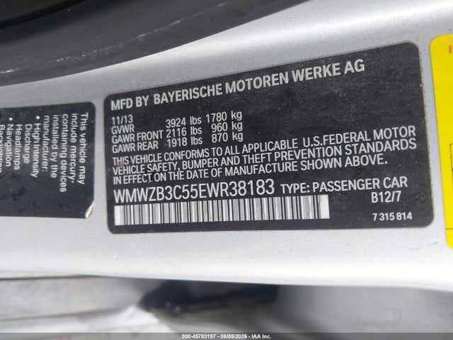 Aukcja sprzedaży 2014 Mini Countryman Cooper, vin: WMWZB3C55EWR38183, numer aukcji: 45783197