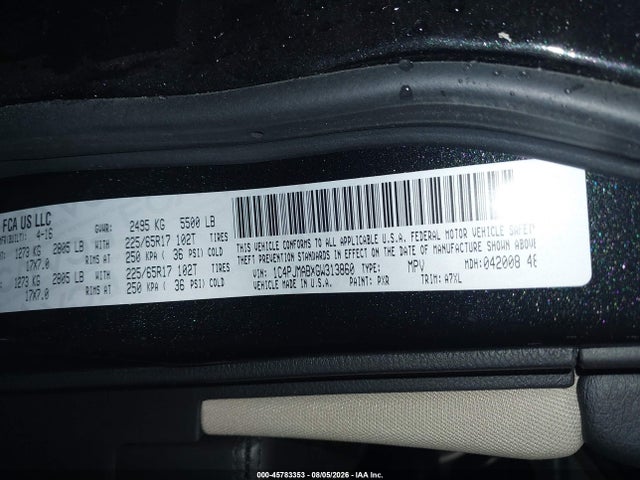 Продаж на аукціоні авто 2016 Jeep Cherokee Sport, vin: 1C4PJMABXGW313860, номер лоту: 45783353