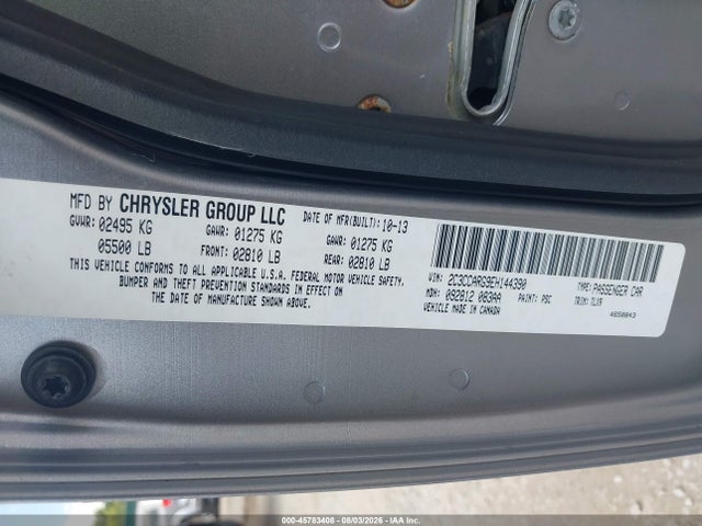 45783408 :رقم المزاد ، 2C3CCARG9EH144390 vin ، 2014 Chrysler 300 مزاد بيع