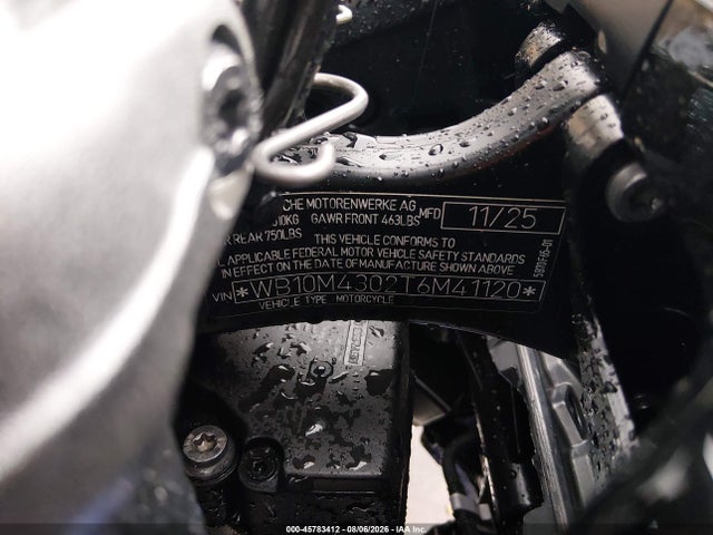 Продажа на аукционе авто 2026 Bmw R 1300 Rt/rt-p, vin: WB10M4302T6M41120, номер лота: 45783412