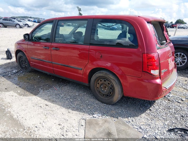 45783524 :رقم المزاد ، 2C4RDGBG2DR709751 vin ، 2013 Dodge Grand Caravan American Value Pkg مزاد بيع