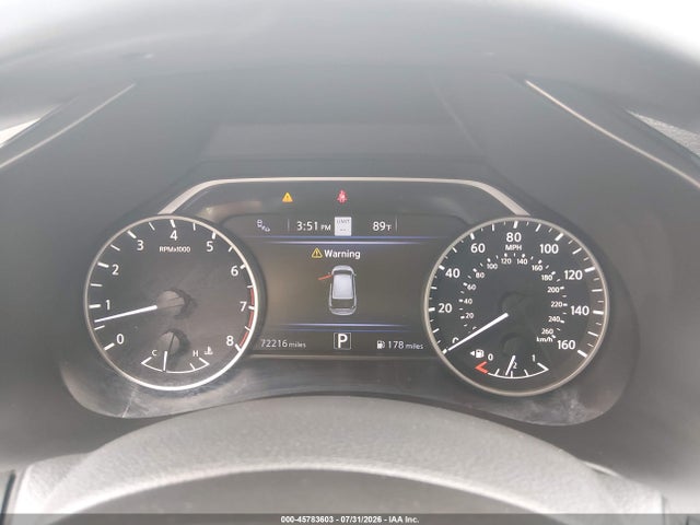 Aukcja sprzedaży 2021 Nissan Murano Sl Fwd, vin: 5N1AZ2CJ8MC100826, numer aukcji: 45783603