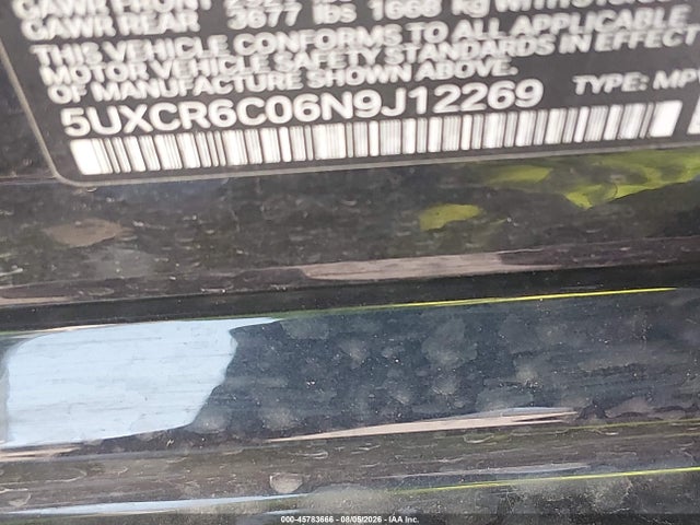 5UXCR6C06N9J12269 BMW X5 Xdrive40i