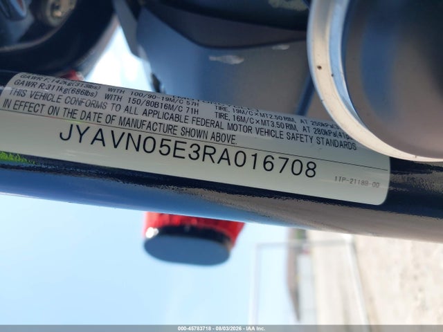 Продажа на аукционе авто 2024 Yamaha Xvs950 Cud, vin: JYAVN05E3RA016708, номер лота: 45783718