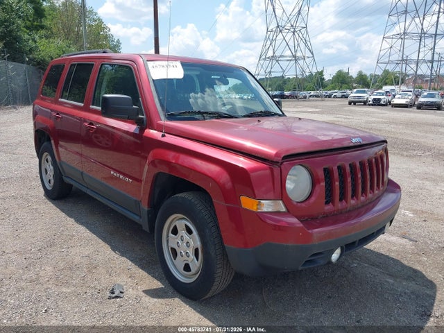 Продажа на аукционе авто 2012 Jeep Patriot Sport, vin: 1C4NJRBB5CD576864, номер лота: 45783741